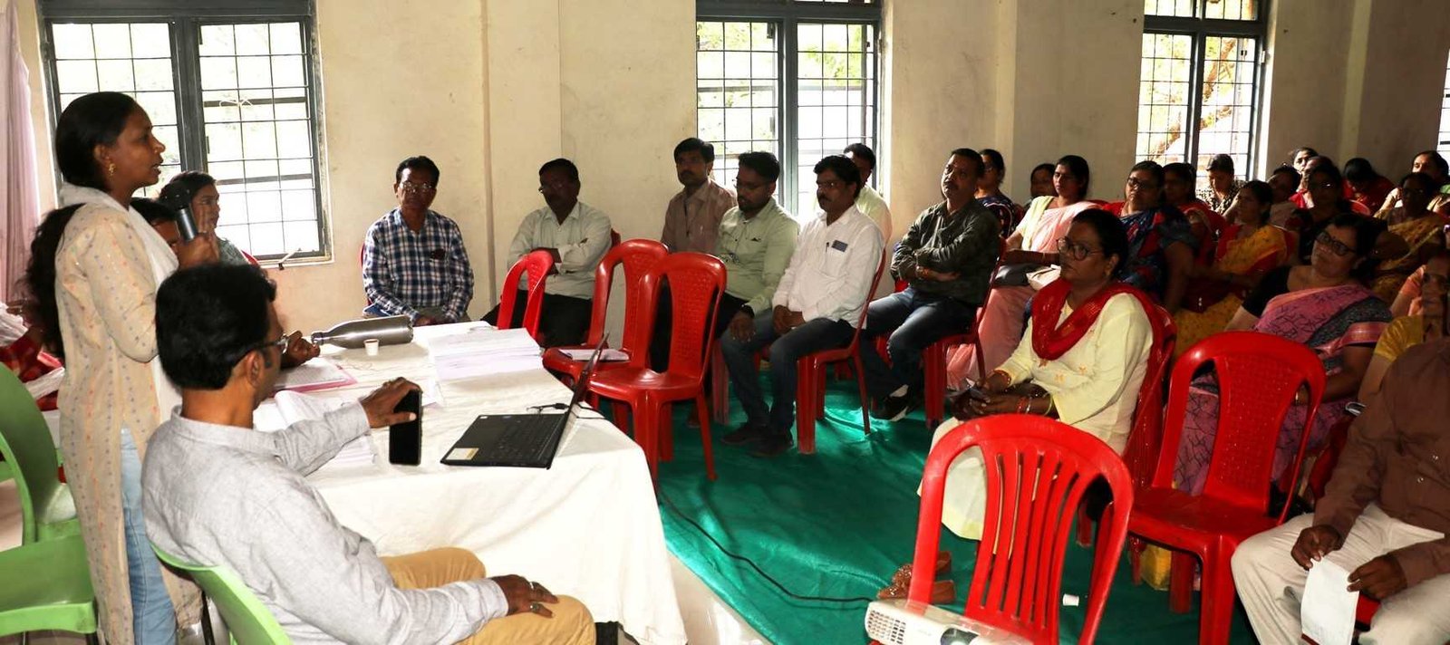 लाड़ली बहना सेना को दिया गया प्रशिक्षण