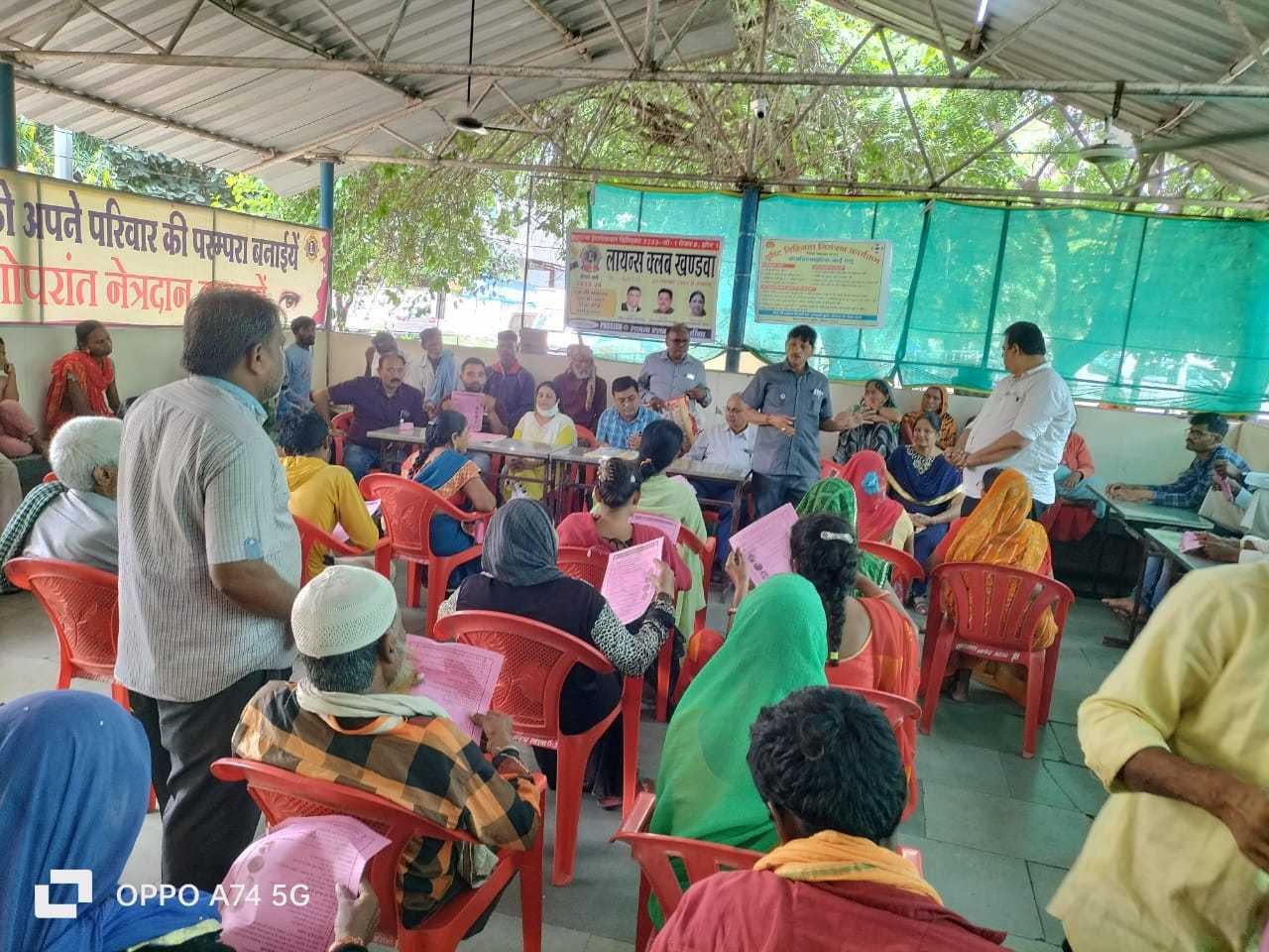 आई फ्लू के रोकथाम हेतु लायंस क्लब ने प्रारंभ किये जन जागरूकता शिविर