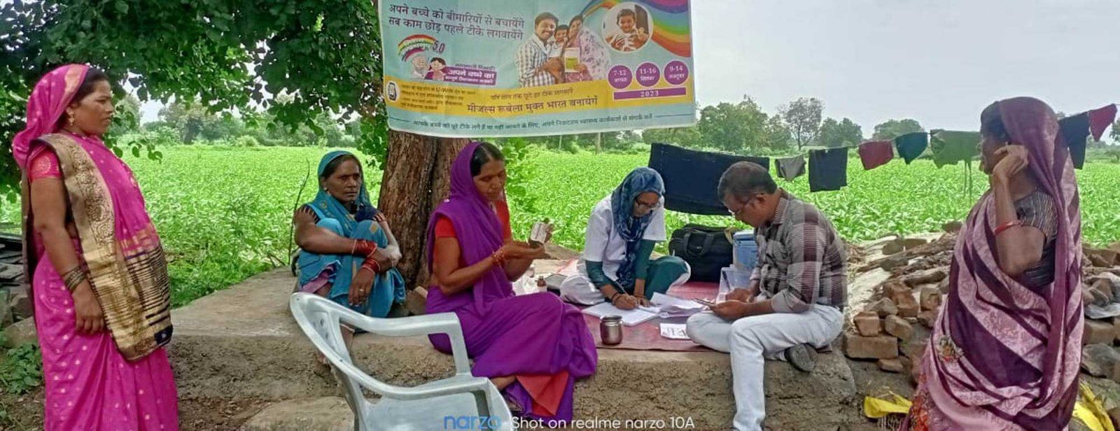 मिशन इन्द्रधनुष के तहत दुरस्त अंचलों में भी किया जा रहा टीकाकरण
