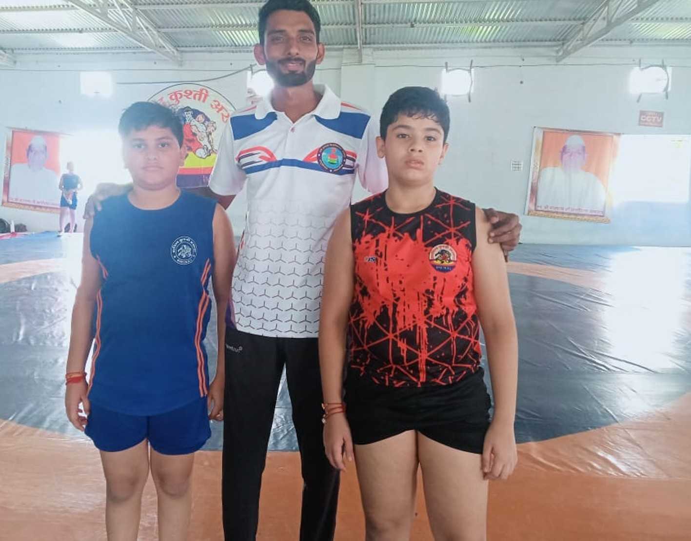 संभाग स्तरीय कुश्ती प्रतियोगिता में चयन  