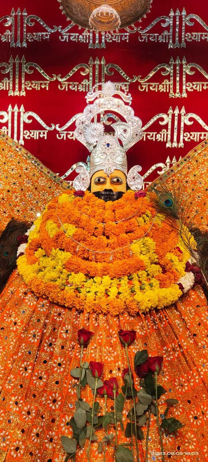 खाटू श्याम निशान यात्रा आज, श्री कृष्ण जन्मोत्सव पर फूल बंगले मे सजेंगे बाबा खाटू श्याम