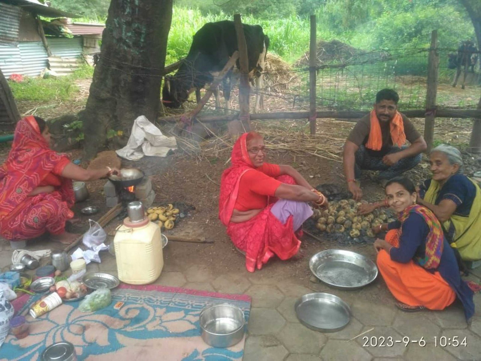 नागदा और बालगढ़  में बाग रसोई कर इंद्रदेव से की बारिश की कामना