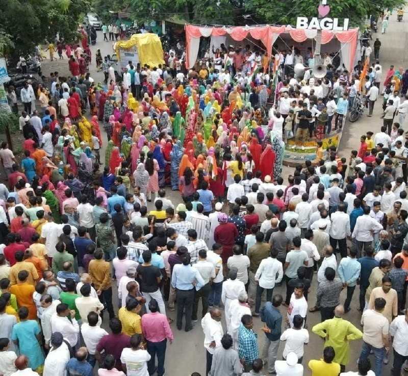 हुंकार रैली में लोगो का ऐलान, जब तक बागली जिला घोषित नहीं होता धरना जारी रहेगा, तीन सीट करेंगे प्रभावित