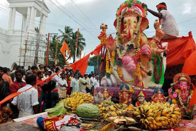 तमिलनाडु में धूमधाम से मनाई गई विनायक चतुर्थी