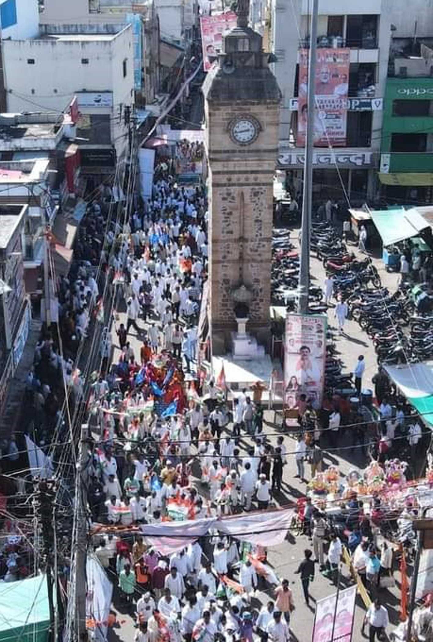 विपरीत परिस्थितियों में कार्यकर्ता ने अपना दमखम दिखाया