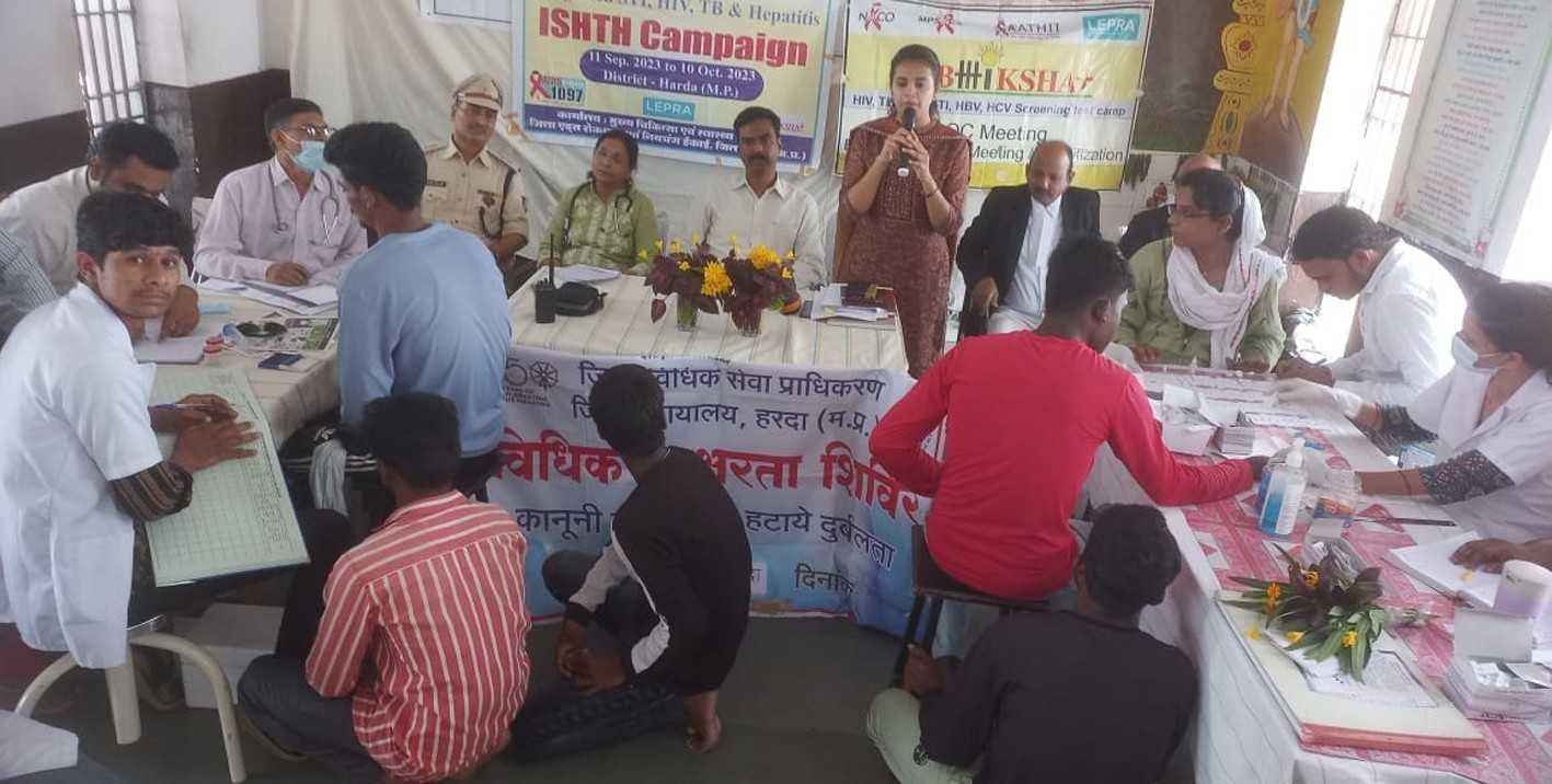 स्वास्थ्य शिविर में २४५ बंदियों की हुई जांच