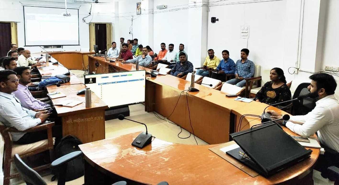 सी-विजिल एप के संबंध में दिया प्रशिक्षण  