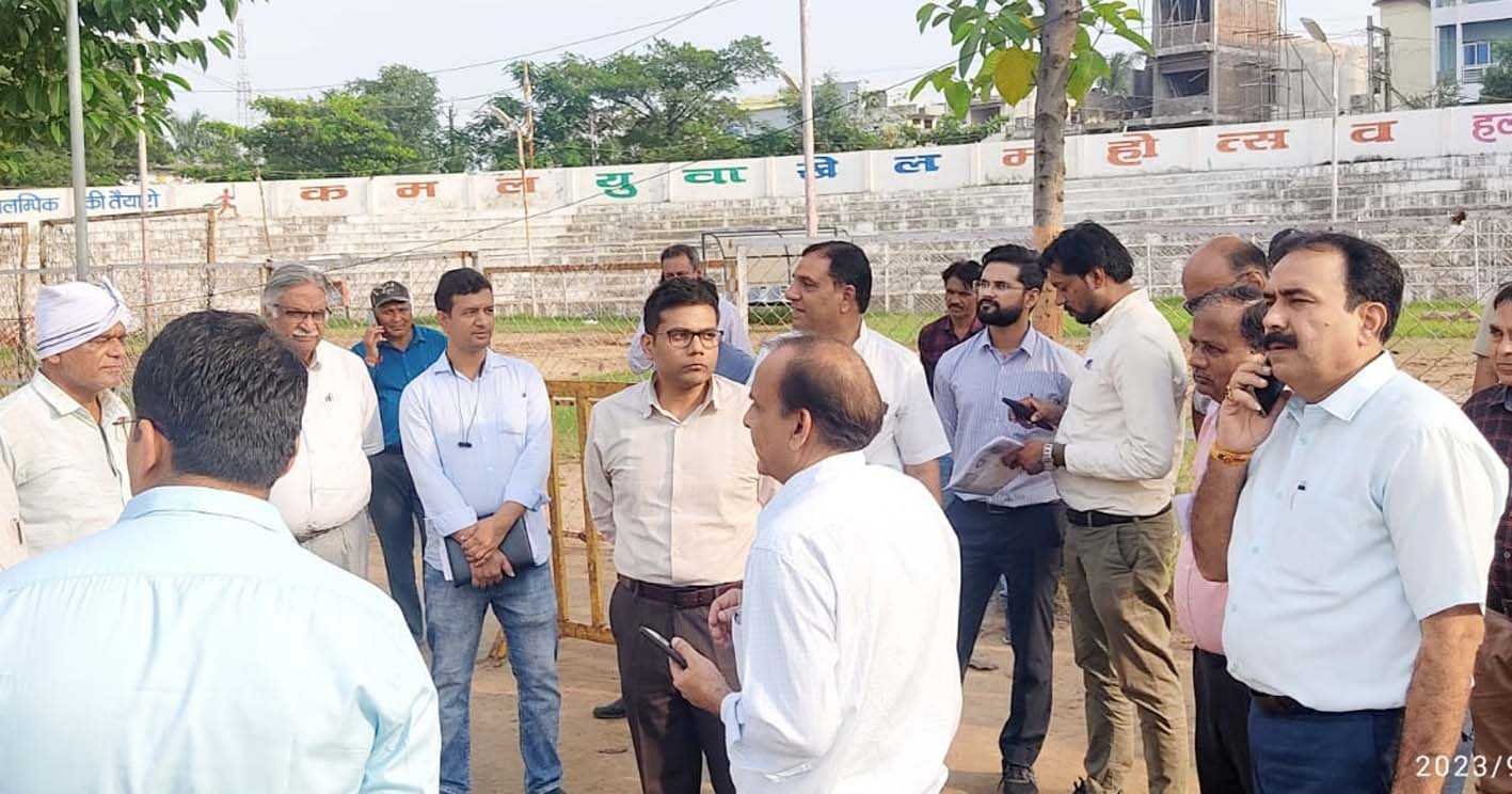 कलेक्टर-एसपी ने कार्यक्रम स्थल का किया निरीक्षण  