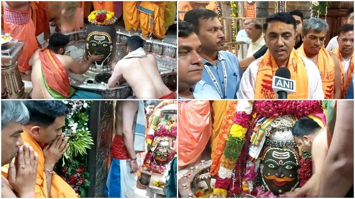 गोवा के सीएम सावंत ने किए महाकाल के दर्शन