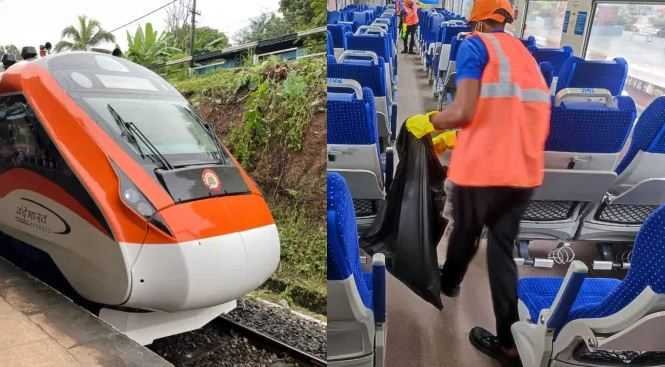 14 मिनट मीरेकल वंदे भारत एक्सप्रेस ट्रेनों में सफाई और हाउसकीपिंग का एक क्रांतिकारी बदलाव