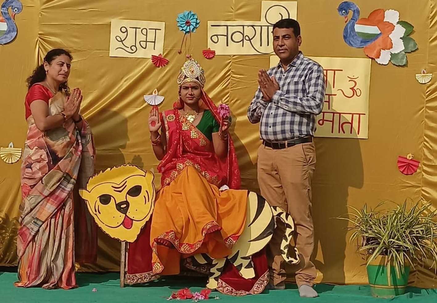 पांचवे दिन स्कंद माता का किया पूजन