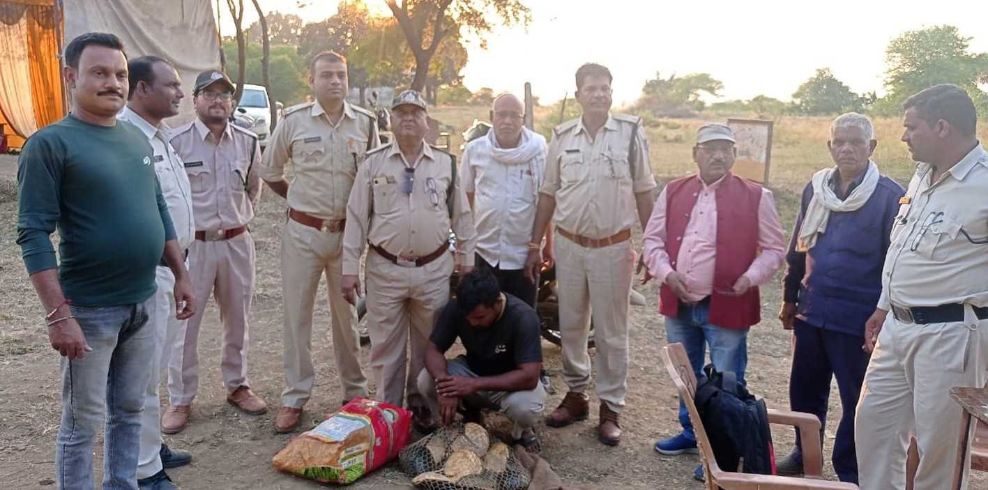 24 कछुएं के साथ आरोपी पकड़ाया