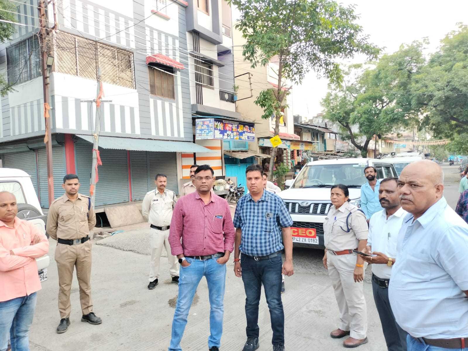 कालापीपल में आचार संहिता लागू होने के बाद प्रशासन का एक्शन मूड