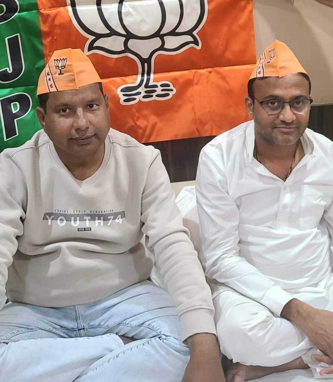 सचिन के साथ भाजपा में शामिल लाली, कांग्रेस को झटका 