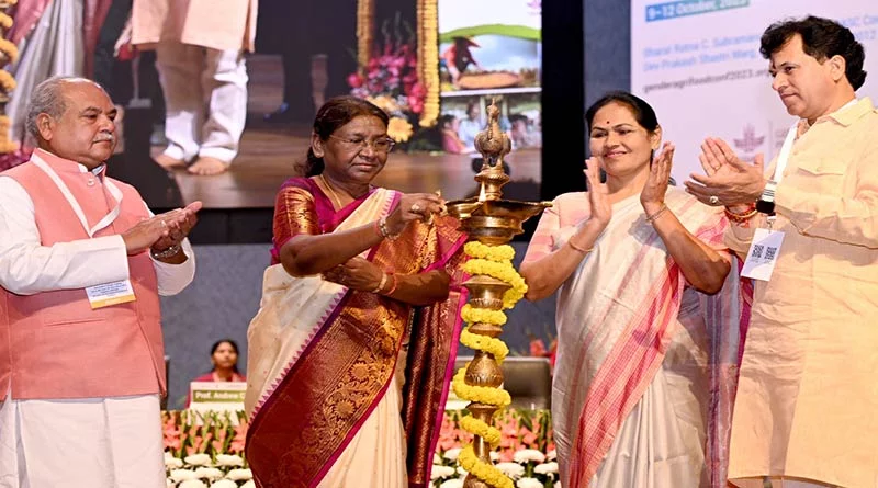 आईसीएआर व सीजीआईएआर के अंतरराष्ट्रीय सम्मेलन का राष्ट्रपति ने किया उद्घाटन