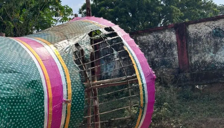 दशहरे से पहले ही रावण फूंका, शरारती तत्वों ने दिया घटना को अंजाम
