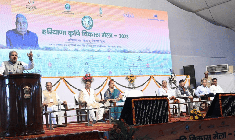 किसान आर्थिक और राजनीतिक बदलाव के केंद्र – उपराष्ट्रपति जगदीप धनखड़