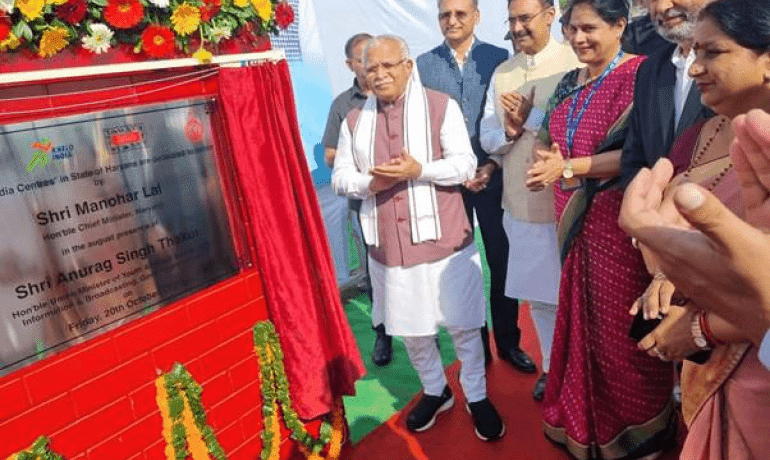 अनुराग सिंह ठाकुर और मुख्यमंत्री मनोहर लाल खट्टर ने हरियाणा में 15 खेलो इंडिया केन्द्रों का उद्घाटन किया
