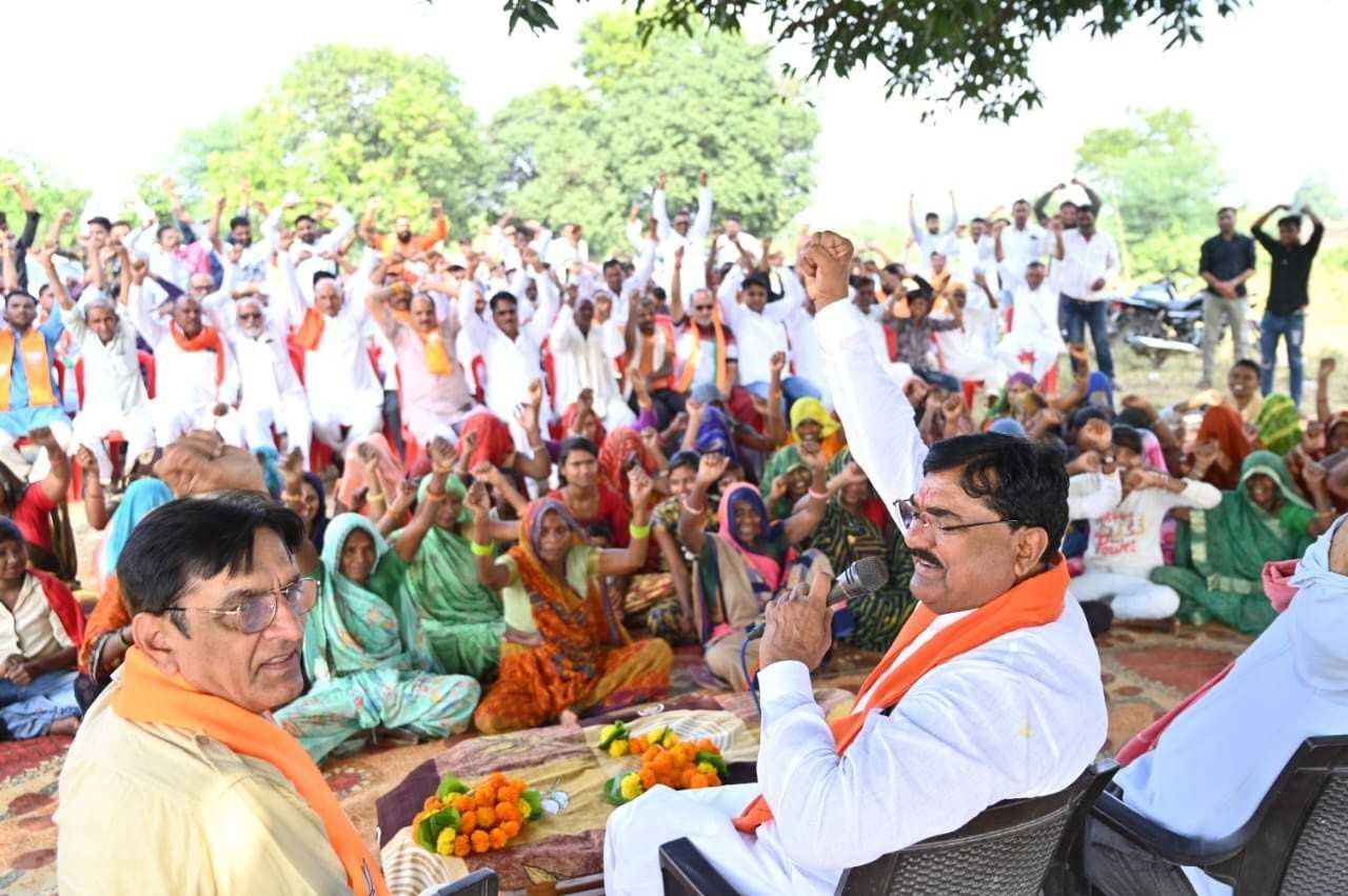 भाजपा प्रत्याशी ने किया सघन जनसंपर्क