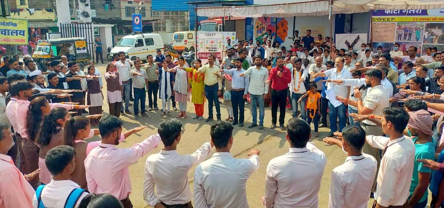 दिव्यांगजनों ने निकाली ट्राय साइकिल रैली
