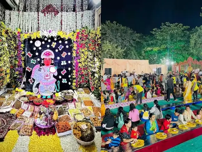 रणजीत हनुमान को लगाया गया अन्नकूट का भोग, 50 हजार भक्तों को बांटी गई प्रसादी, 130 वर्षों से चली आ रही परंपरा