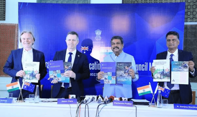 ऑस्ट्रेलिया भारत, शिक्षा और कौशल परिषद – एआईईएससी की बैठक गांधीनगर में हुई