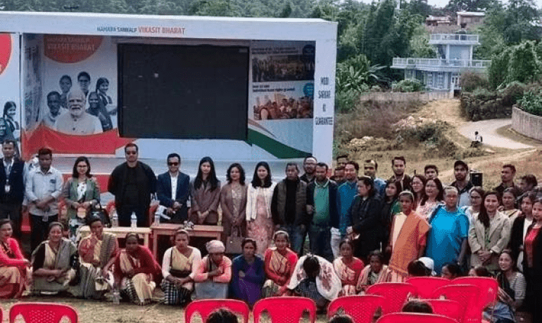विकसित भारत संकल्प यात्रा को मिल रहा अपार जनसमर्थन