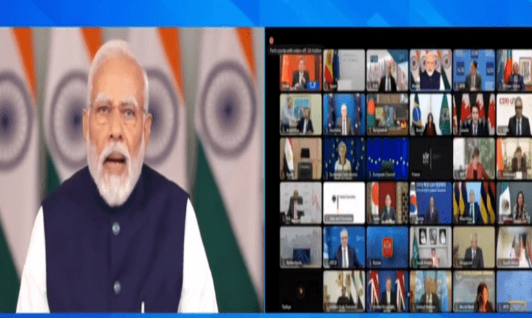 प्रधानमंत्री नरेंद्र मोदी ने कहा जी-20 ने संपूर्ण विश्व को समावेशिता का अभूतपूर्व संदेश दिया