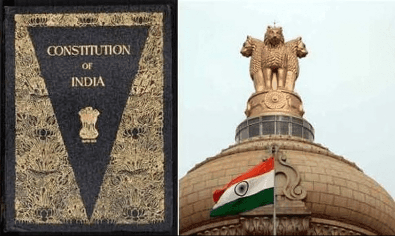 भारतीय संविधान को अपनाने के उपलक्ष्य में संविधान दिवस मनाया जा रहा है
