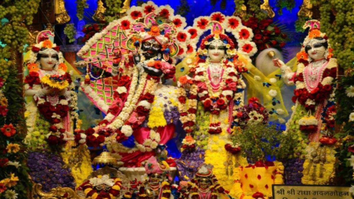 इस्कान मंदिर में शीतकाल के दौरान रात 8.45 बजे बंद हो रहे पट