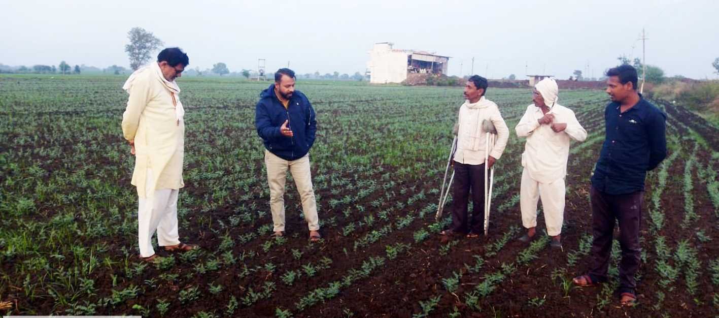 खेतों में जल भराव होने पर किसान पानी निकासी की व्यवस्था करें