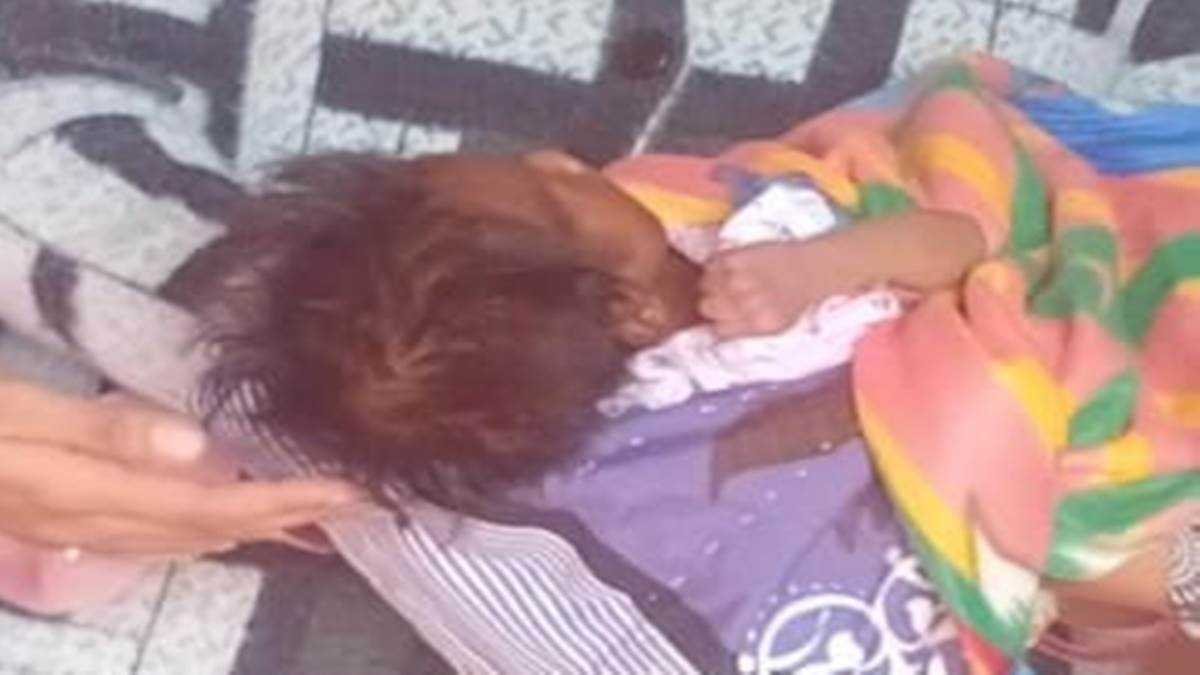 कड़ाके की सर्दी में दो माह के बालक को लावारिस छोड़ा