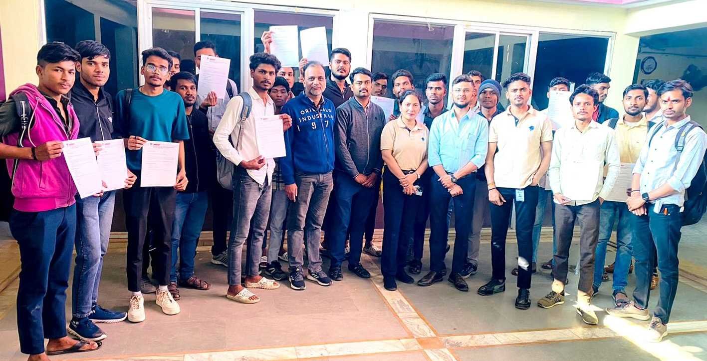 आईटीआई के प्लेसमेंट ड्राइव में 18 युवाओं का प्रारंभिक चयन