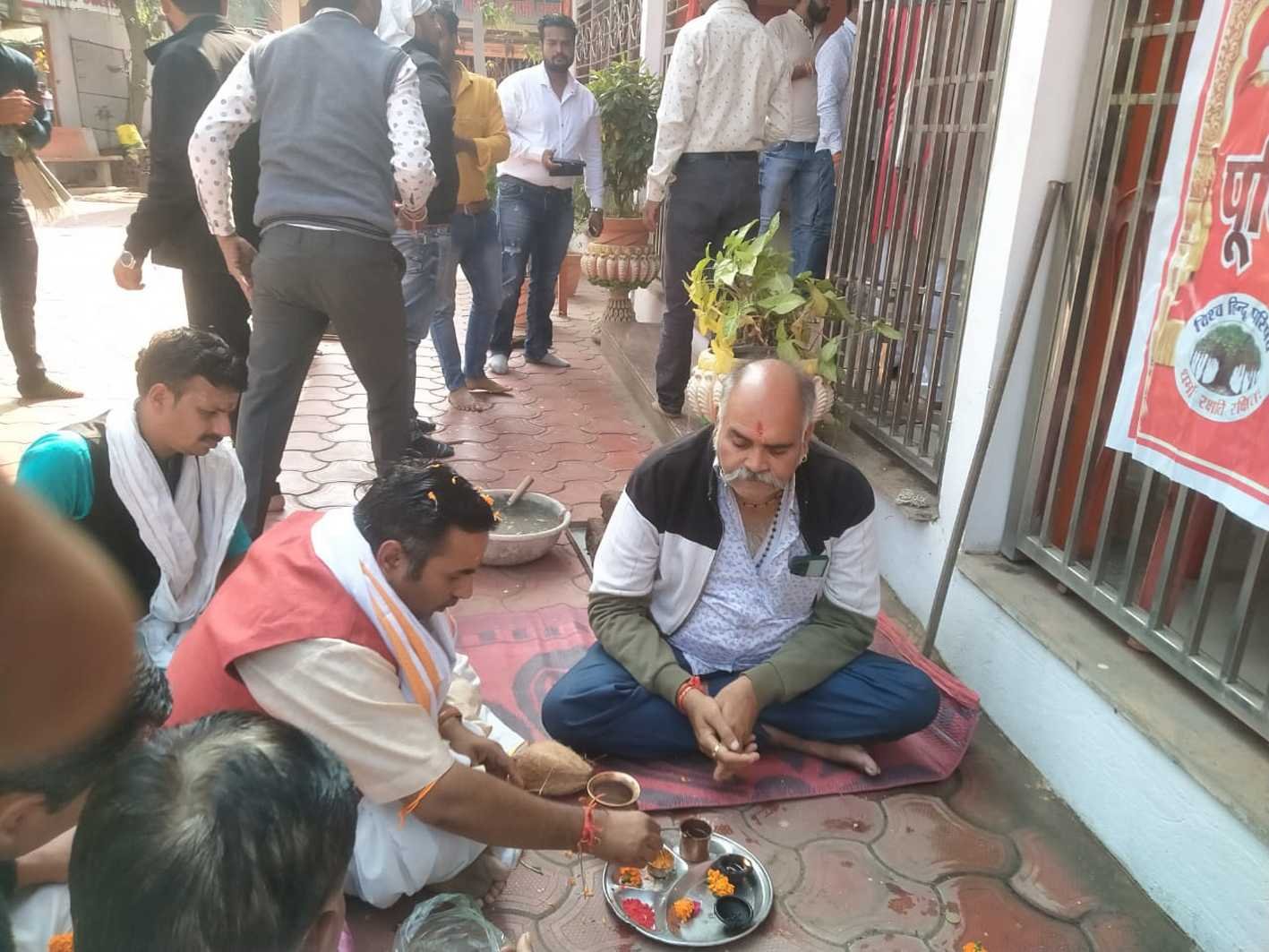 करुणा निधान मंदिर में राम दरबार की स्थापना