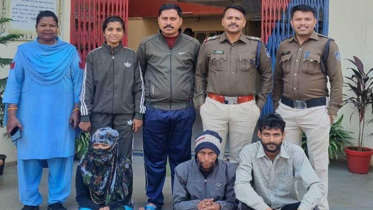 जिंद से पांच साल से फरार तीन वारंटी गिरफ्तार