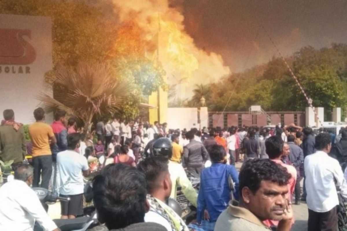 सोलर कंपनी में दर्दनाक धमाका, 9 की मौत