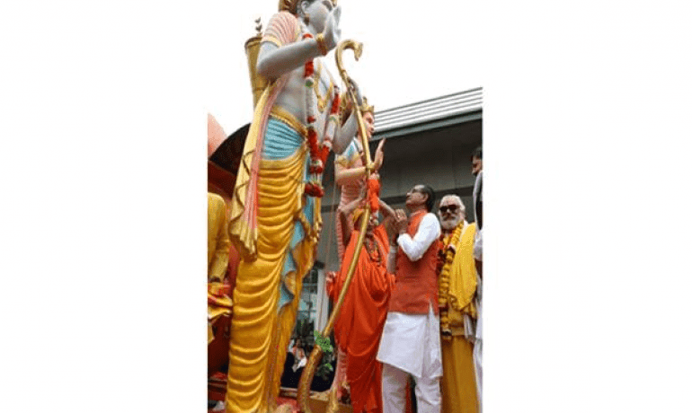 मुख्यमंत्री शिवराज सिंह चौहान ने हनुमान सेना रथ यात्रा का किया स्वागत