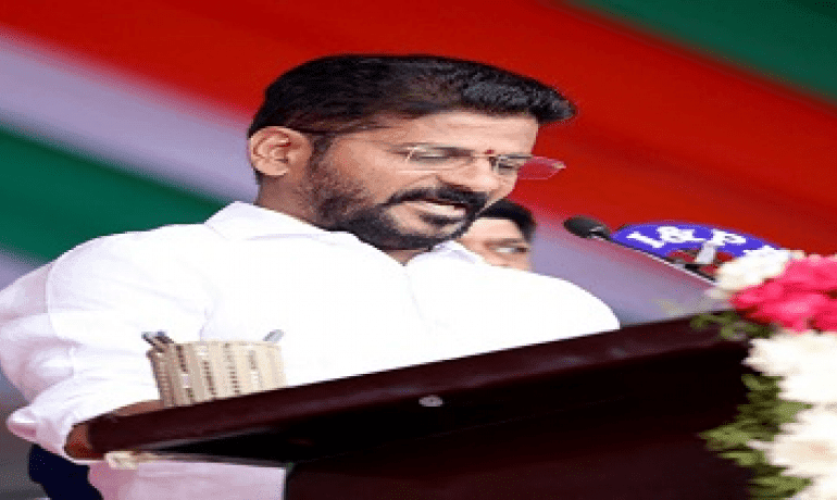 वरिष्ठ कांग्रेस नेता ए. रेवंत रेड्डी ने तेलंगाना के मुख्यमंत्री पद की शपथ ली