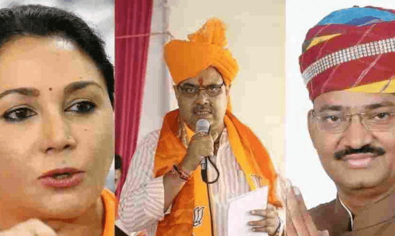 भजनलाल शर्मा राजस्थान के नए मुख्यमंत्री होंगे, दीया कुमारी और प्रेमचंद बैरवा को उपमुख्यमंत्री बनाया गया