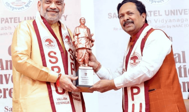 केंद्रीय गृह मंत्री अमित शाह ने कहा – सरदार वल्‍लभभाई पटेल के बिना देश का मौजूदा मानचित्र संभव नहीं होता