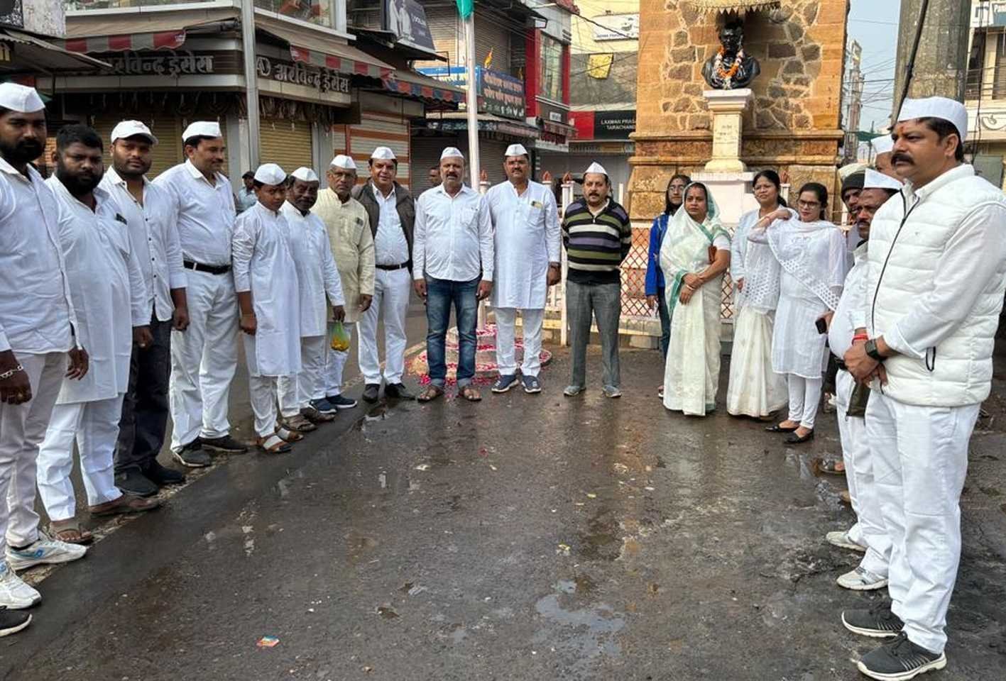 कांग्रेस सेवादल ने 100वीं वर्षगाठ पर किया ध्वज वंदन