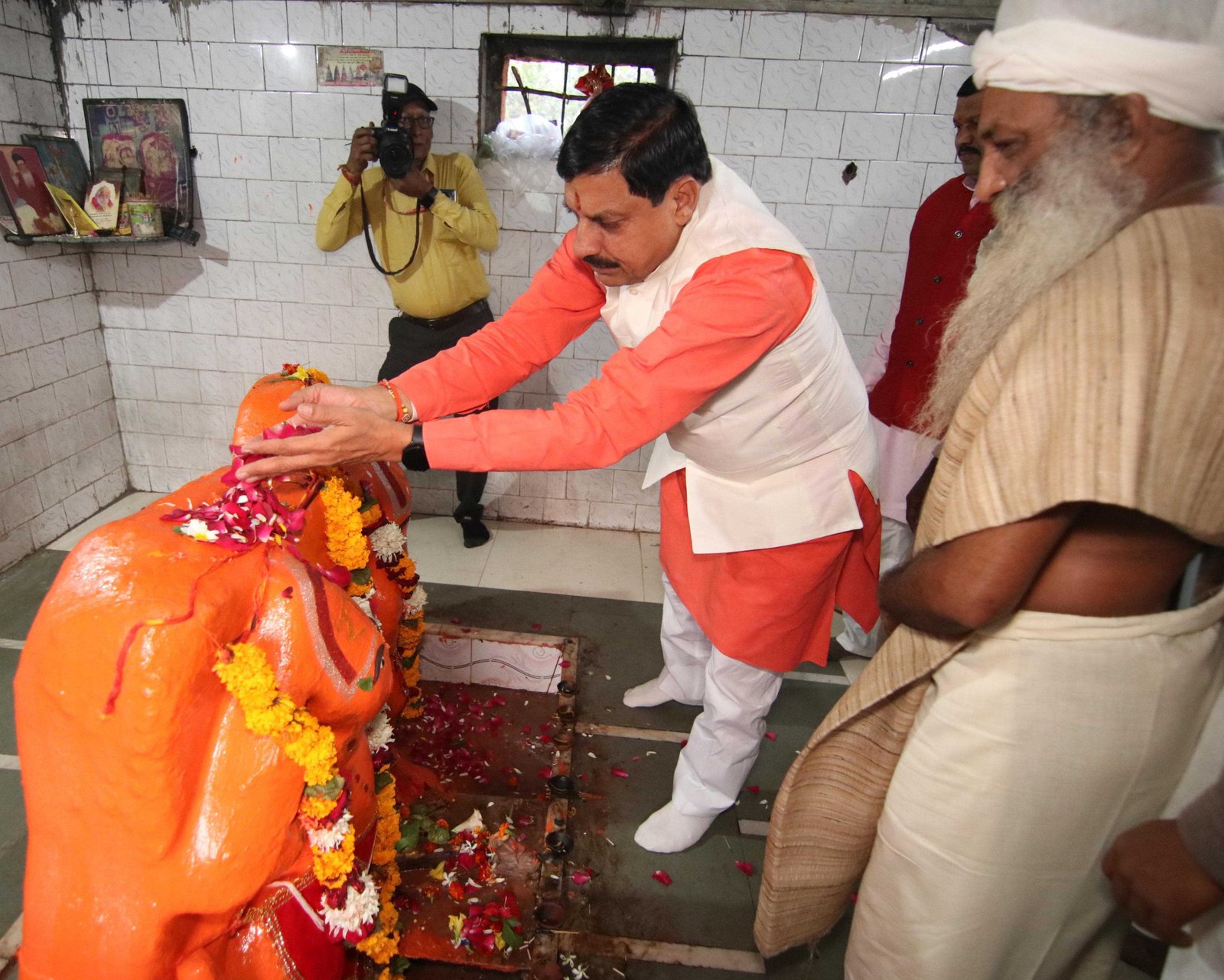 मुख्यमंत्री यादव तीर्थ नगरी ओंकारेश्वर पहुंचे