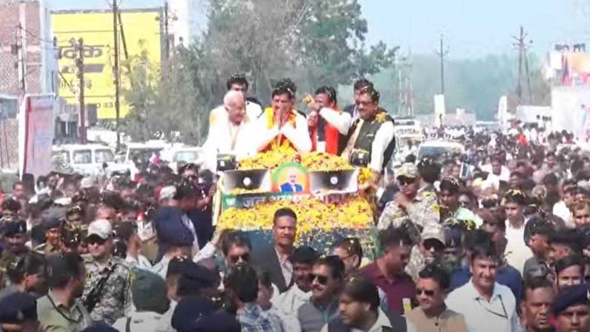 सीएम मोहन यादव खरगोन में कर रहे रोड शो, करोड़ों के विकास कार्यों का करेंगे लोकार्पण व शिलान्यास