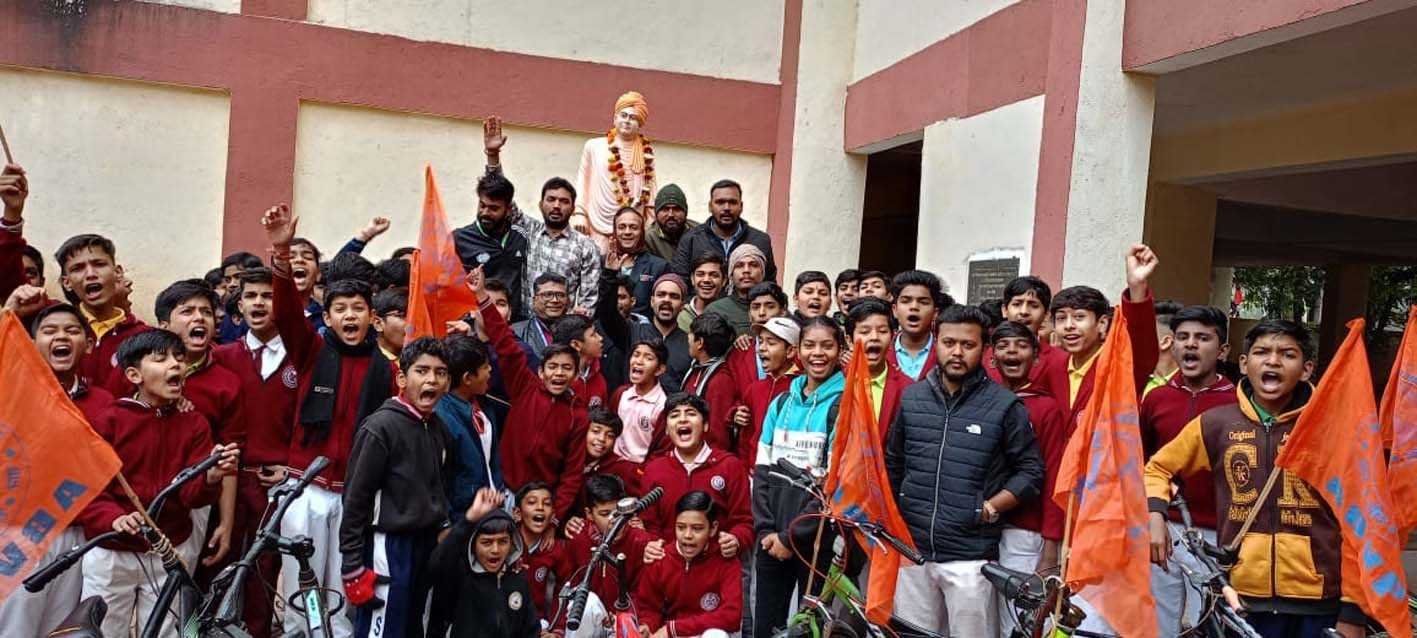 अभाविप ने निकाली साइकिल रैली