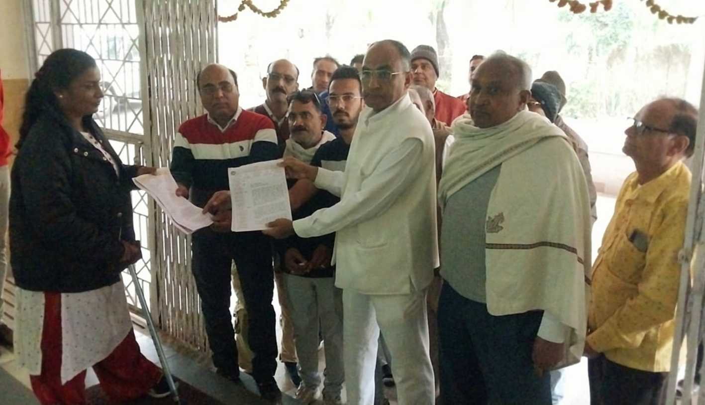 स्वर्णकार समाज ने सौंपा ज्ञापन