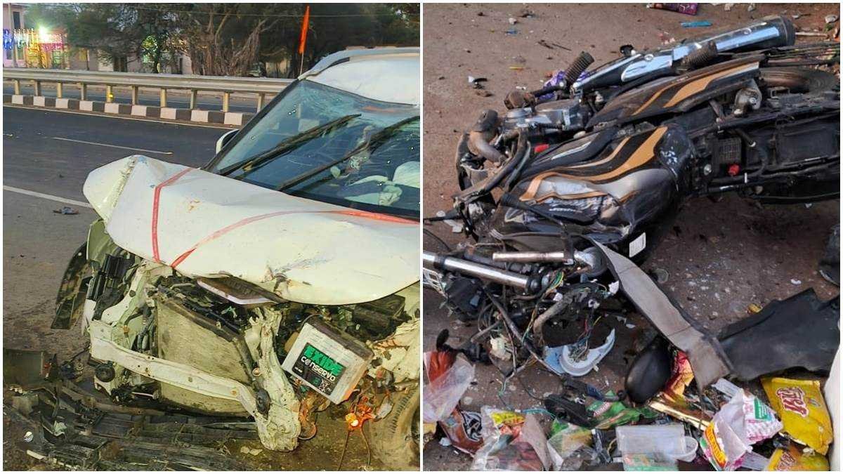 घट्टिया में प्रभात फेरी में जा रहे युवक को कार चालक ने मारी टक्कर, पैर कटा, हालत गंभीर