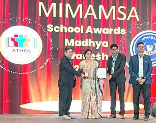 एडवांस्ड टेक्नोलॉजी स्टडी के लिए नर्मदा वैली इंटरनेशनल स्कूल हुआ सम्मानित