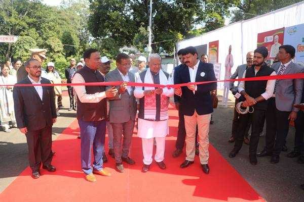 राज्यपाल  मंगुभाई पटेल ने हमारा संकल्प विकसित भारत प्रदर्शनी का किया शुभारंभ