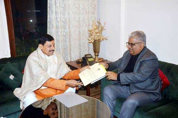 मुख्यमंत्री डॉ. यादव की केंद्रीय मंत्री भूपेंद्र यादव से प्रदेश हित के विषयों पर चर्चा