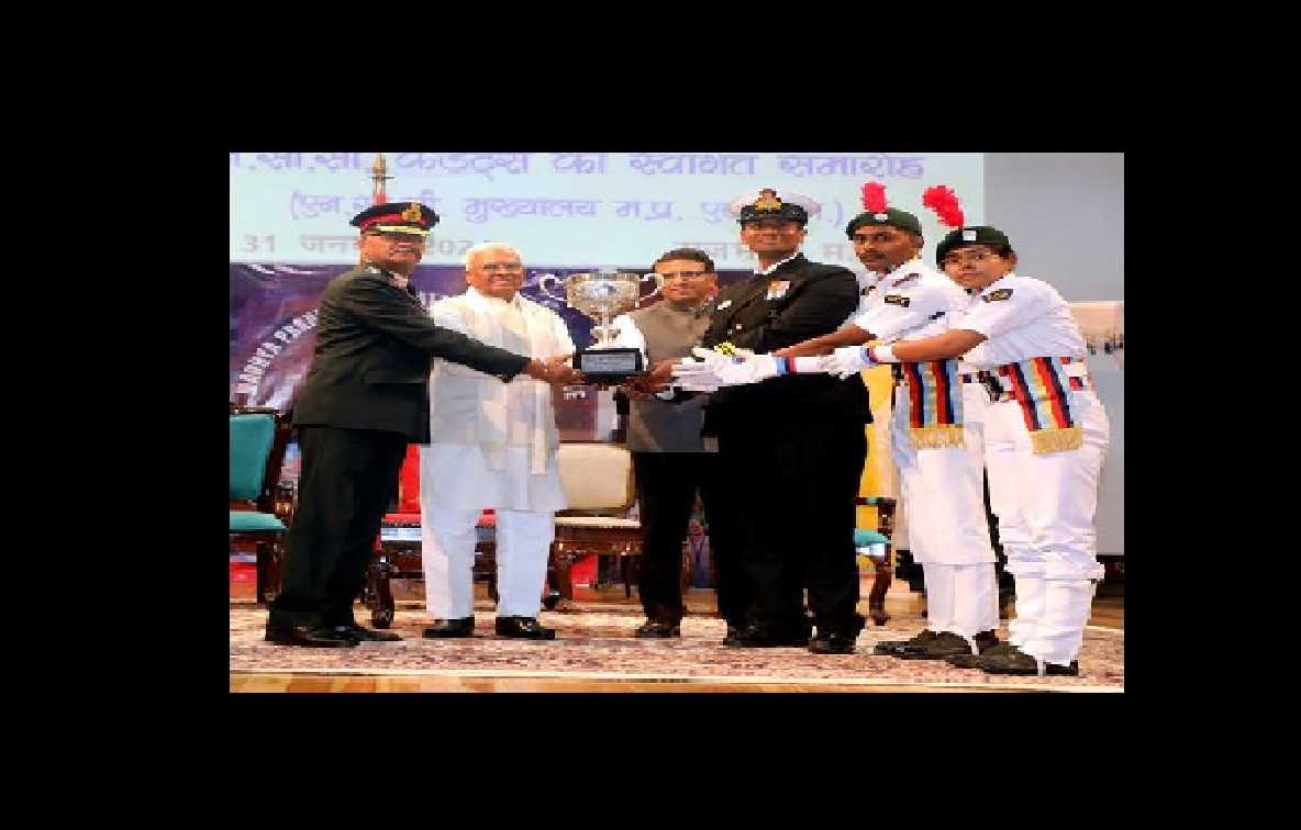 एन.सी.सी. कैडेट्स संस्कारों के ब्रांड एम्बेसेडर: राज्यपाल श्री पटेल